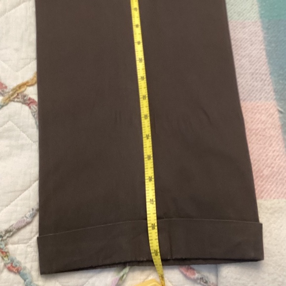 Faconnable Cadet brown cotton cuffed chinos - Picture 4 of 9